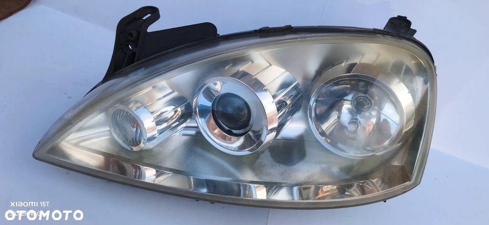 Lampa lewy przód Opel Combo C Corsa części Reflektor - 2