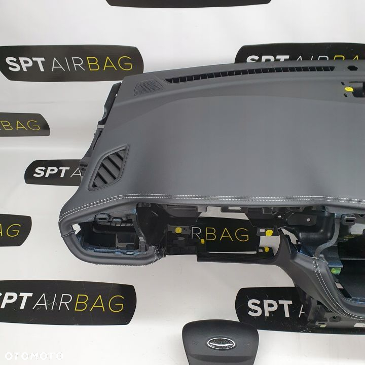 FORD FIESTA MK8 VIGNALE DESKA ROZDZIELCZA KONSOLA KOKPIT PULPIT PODUSZKI AIRBAG AIR BAG PASY KIT SET - 2