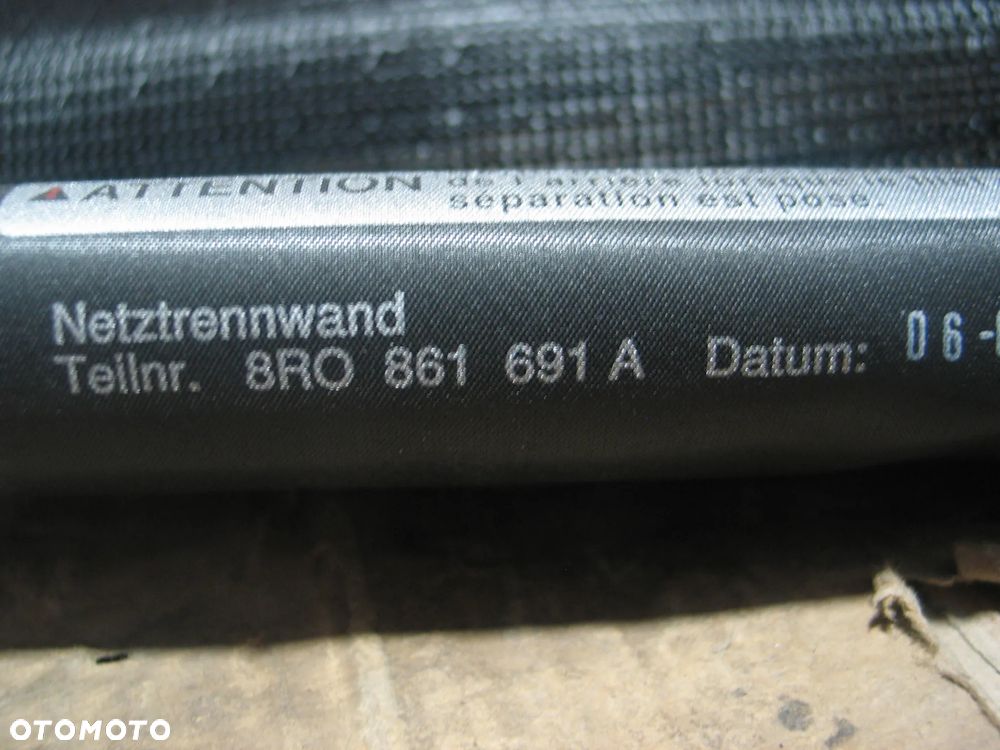 siatka bagażnika + pokrowiec audi Q5 1 I 08-16r. 8R 8R0 8R0861691A - 5