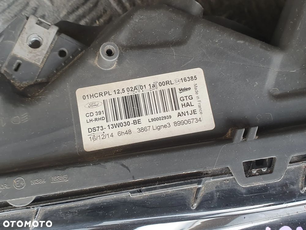 FORD MONDEO MK5 MKV 14-19 LAMPA PRZEDNIA LEWA  SOCZEWKA DS73-13W030-BE - 4