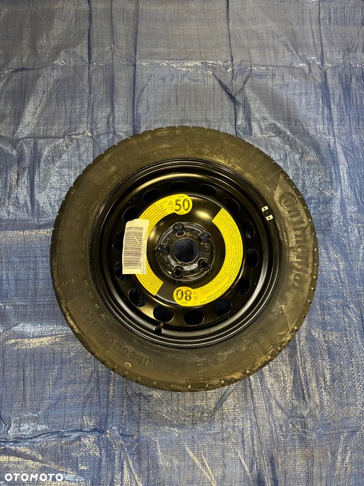 Skoda Suoperb III koło zapasowe dojazdówka 205/55R 16 - 1