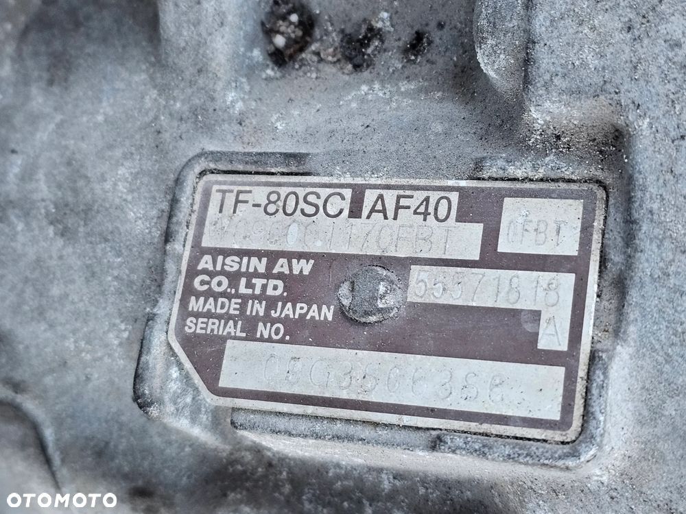 SKRZYNIA BIEGÓW AUTOMAT KONWERTER OPEL INSIGNIA A 2.0 TURBO 4x4 AF40 55571818 - 6