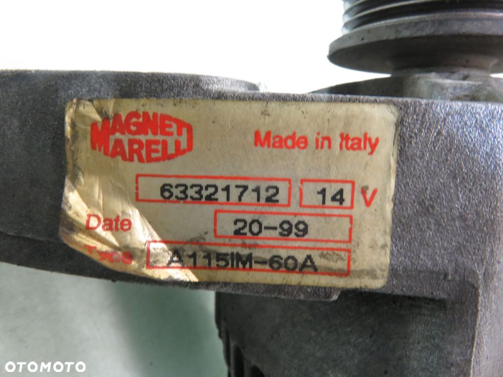 ALTERNATOR FIAT PUNTO II 1.2 63321712 - 2