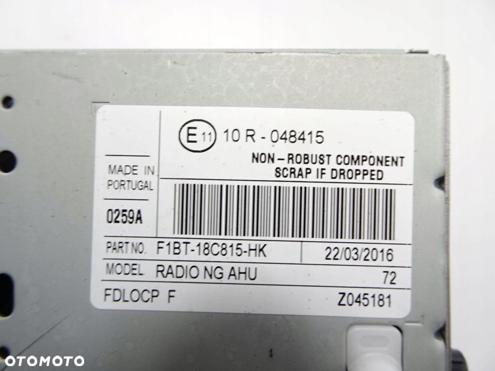 radio ford transit custom i f1bt18c815hk - 6