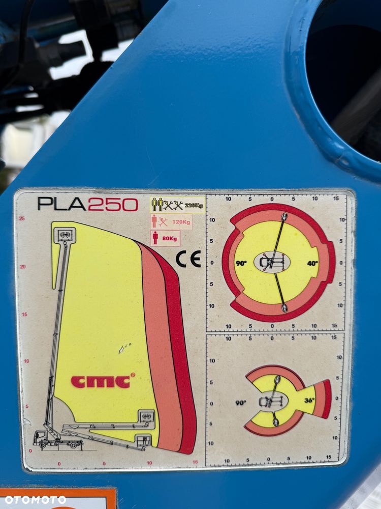 Nissan Podnośnik Koszowy Zwyżka Pilot !!!  Cmc 250 25 metrów 15 w Bok UDT ! Jak multitel gsr Ruthmann wumag - 20