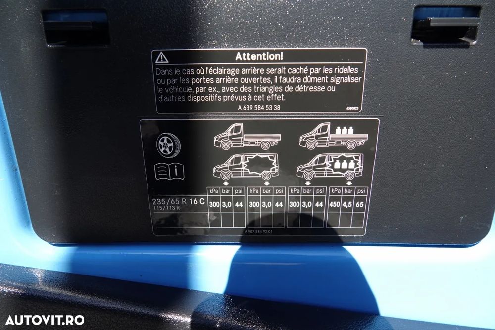 Mercedes-Benz SPRINTER 316 CDI / EXTRA LUNG / MAXI / TABLĂ / AUTOMATĂ / PANEL / IMPORTAT - 38