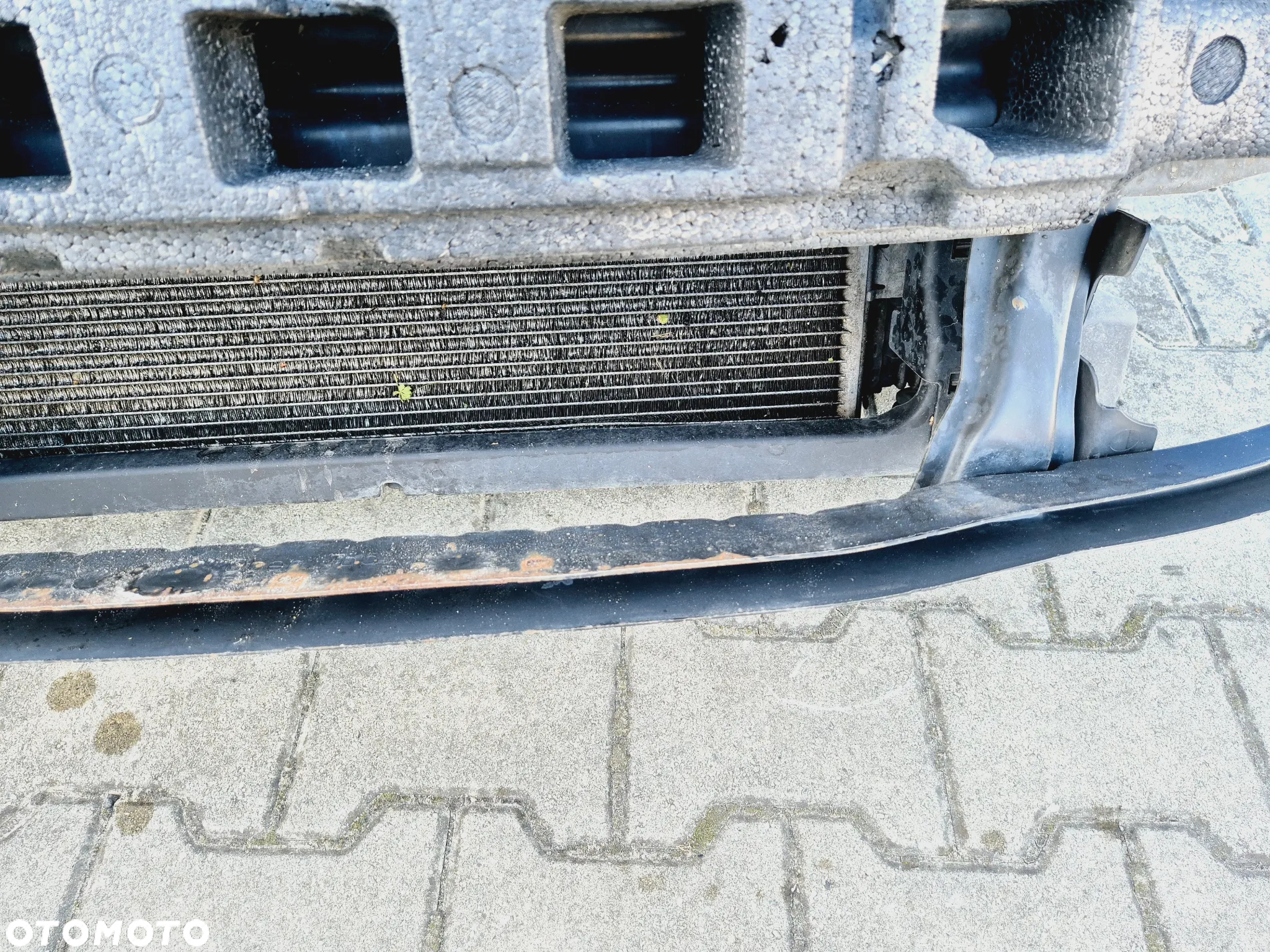 KOMPLETNY PAS PRZEDNI CHŁODNICE + BELKA ZDERZAKA + WENTYLATORY VW PASSAT B6 2.0 TDI - 12