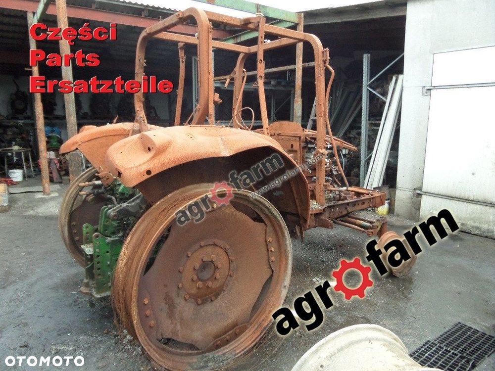 John Deere 6130 2WD części, oś, skrzynia biegów - 1