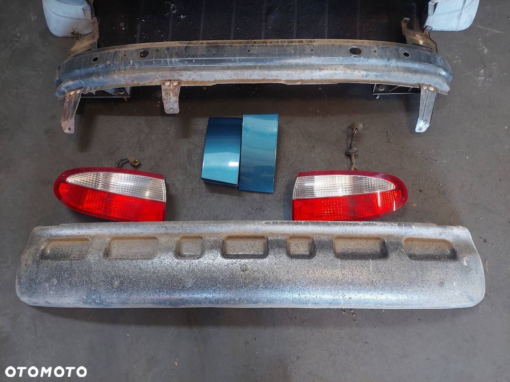 KOMPLETNY TYŁ KLAPA BAGAŻNIKA ZDERZAK TYŁ LAMPY DAEWOO LANOS I HB 5D - 2