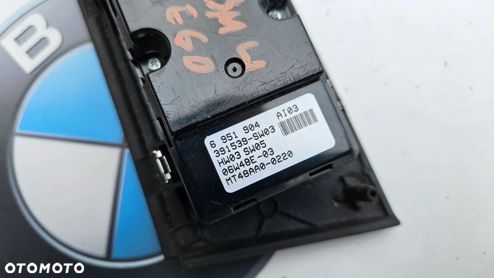 BMW 5 E60 E61 Panel sterowania szybami Przyciski szyb Przełącznik szyby przód lewy 6951904 - 6