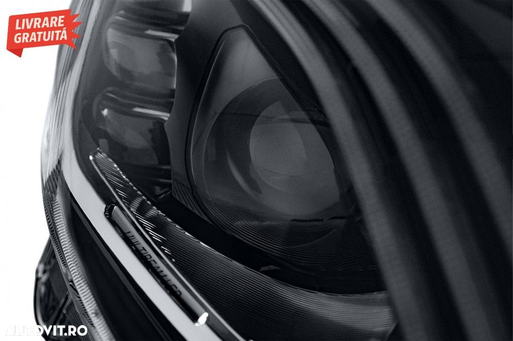 Faruri Full LED Mercedes V-Class Vito W447 (2014-2024) Negru Semnal Di - 5