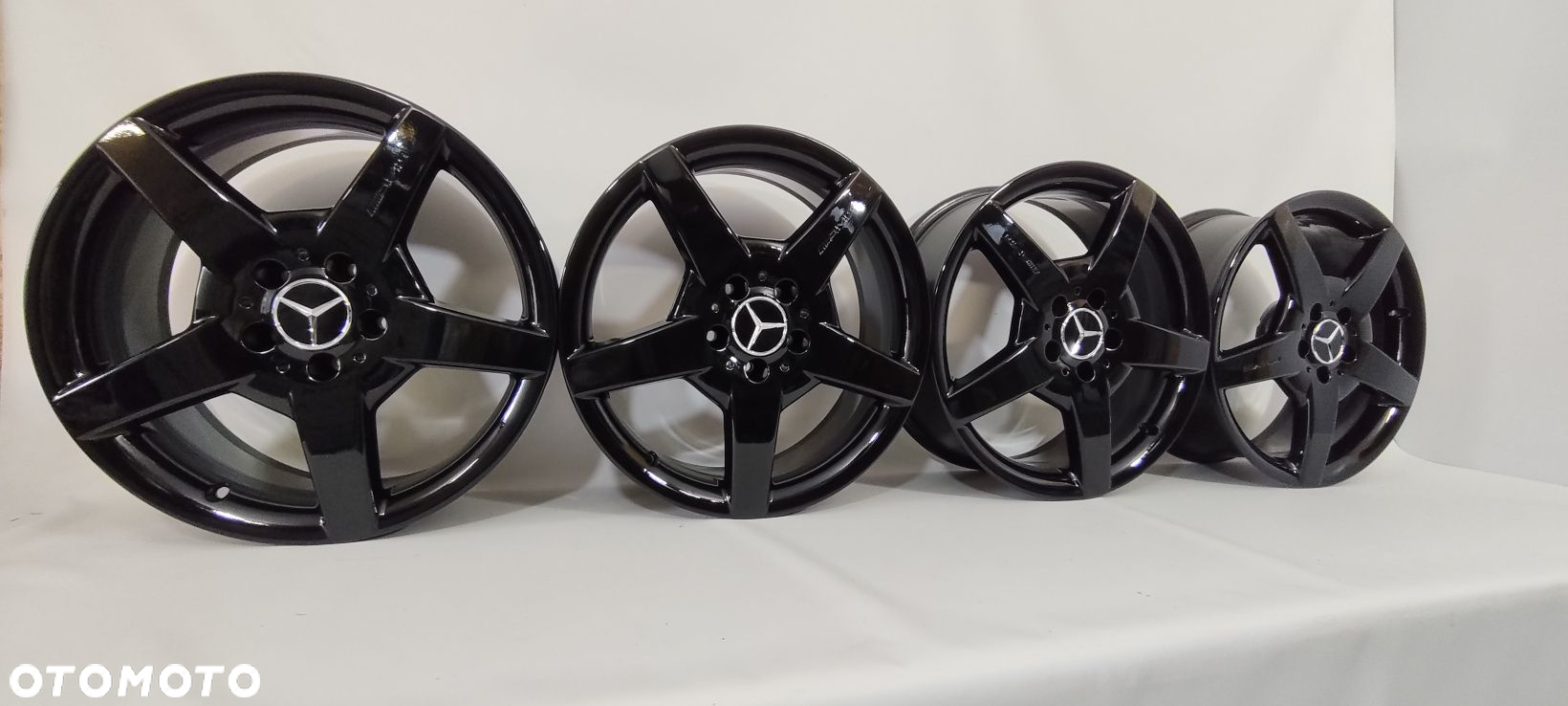 5x112 18" amg mercedes slk r171 oem clk w209 czarny polysk jak nowe - 2