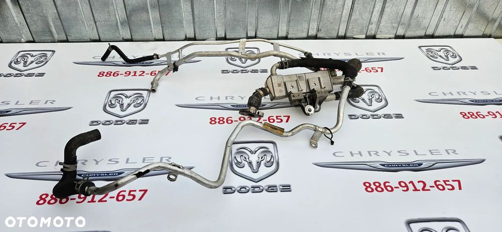 Chrysler Pacifica 2016- 3.6 V6 Chłodnica spalin EGR Chłodniczka 05281255AJ przewód wody rura wody rurka aluminiowa - 1