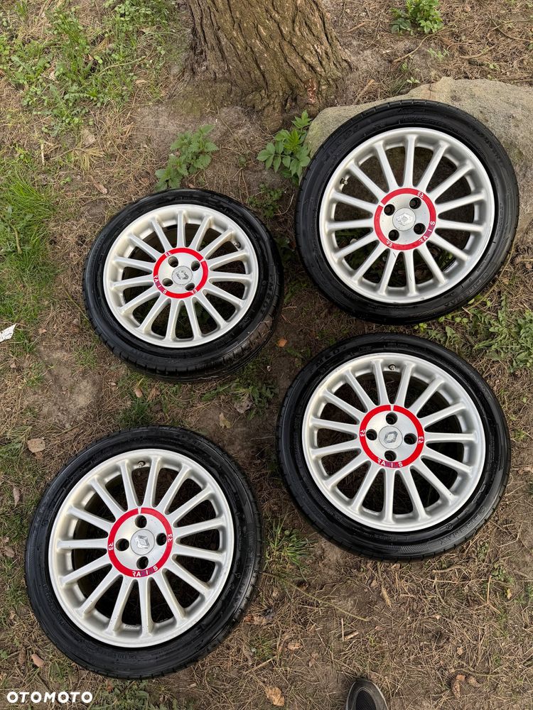 Felgi radius r17- 4x100 + opony 215/45 + dystanse - 1