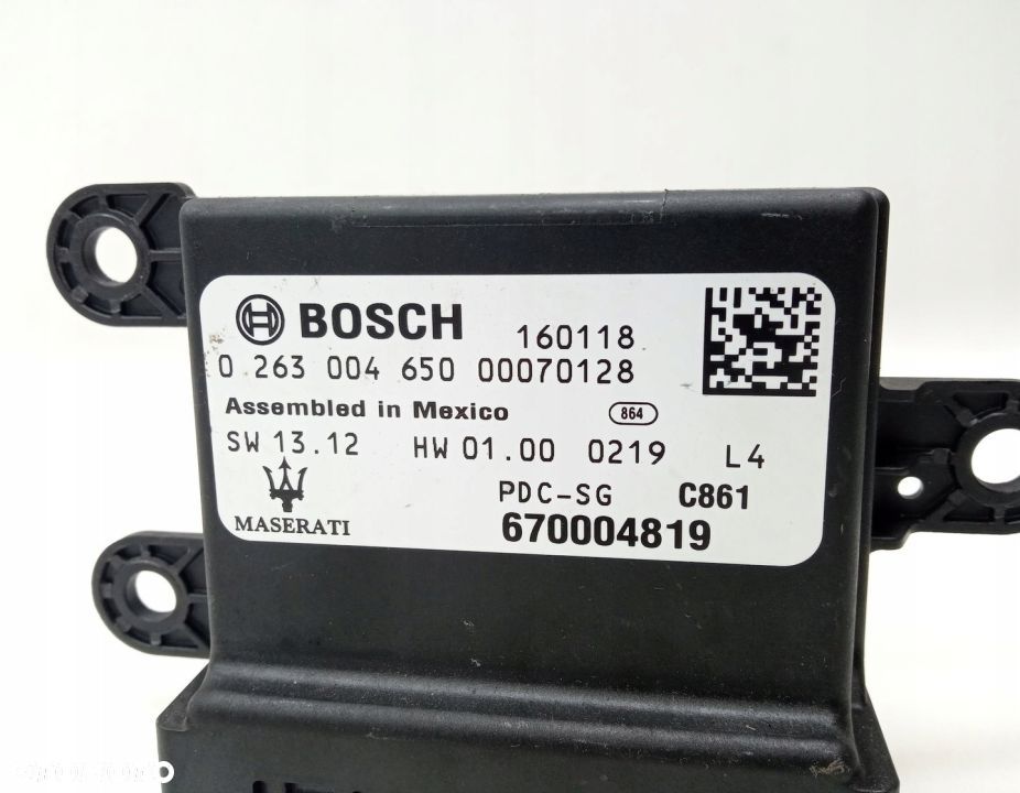 STEROWNIK MODUŁ PDC MASERATI GHIBLI III 670004819 - 2