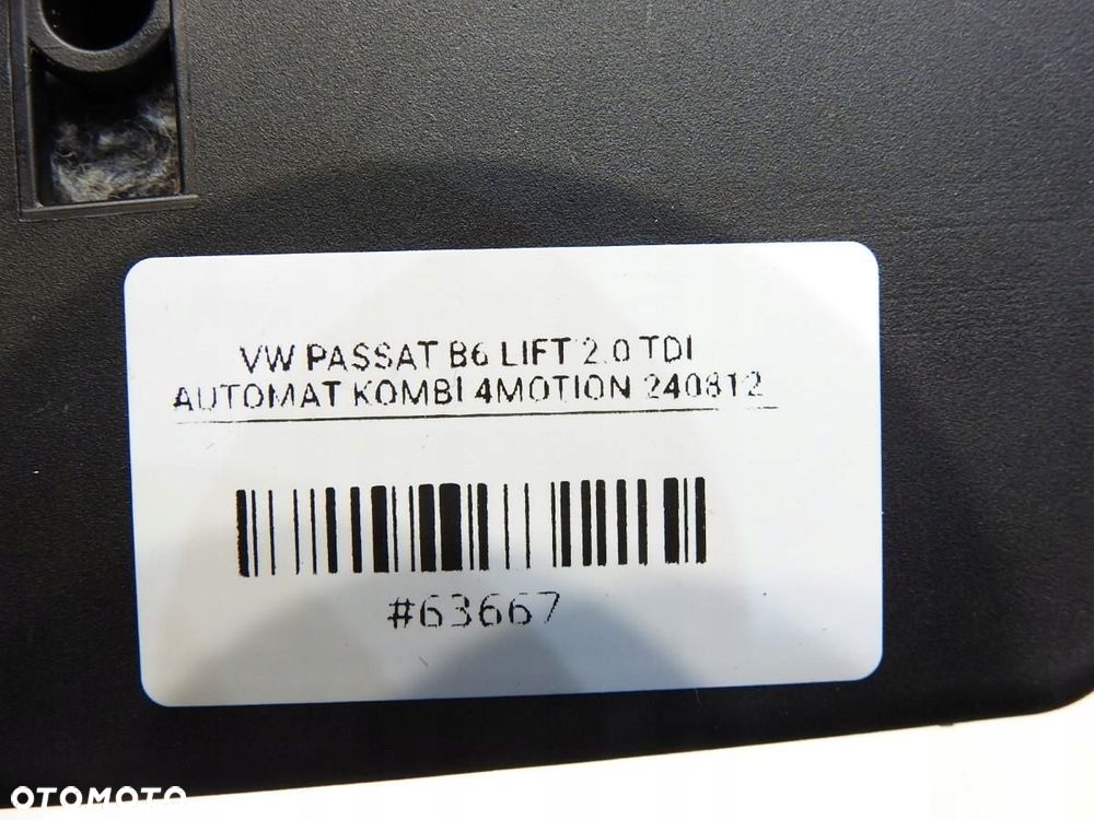 OSŁONA POD KONSOLE LEWA VW PASSAT B6 LIFT 3C1863081B - 4