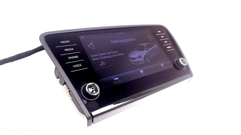 CZYTNIK NAWIGACJI WYŚWIETLACZ SKODA OCTAVIA III SUPERB III 5Q0035874B - 7