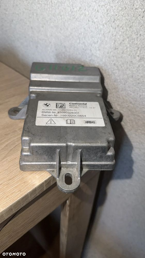 BMW G11 G12 MODUŁ PODUSZEK SENSOR AIRBAG 6803283 - 1