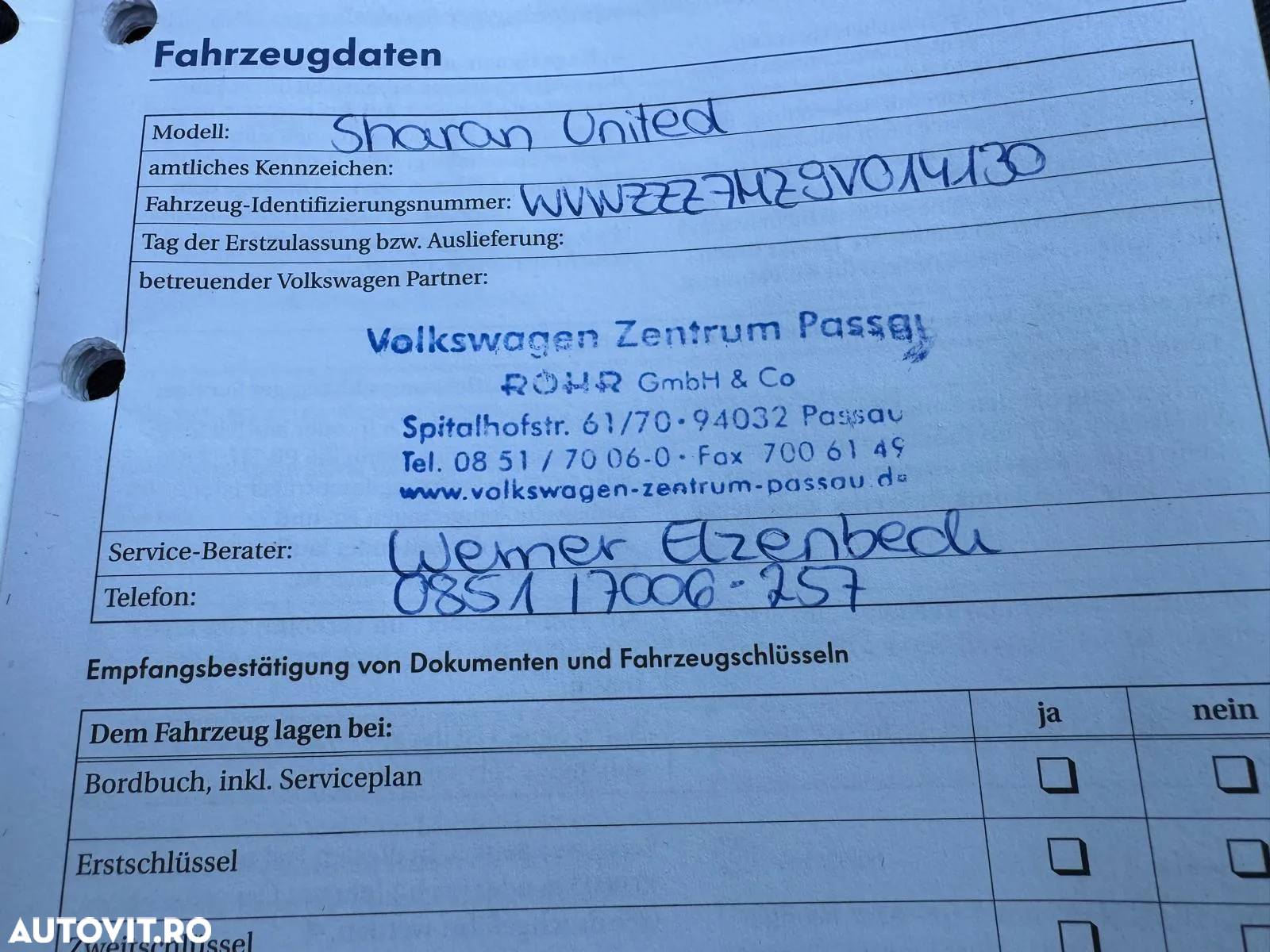 Volkswagen Sharan 2.0 TDI DPF BlueMotion United - 12