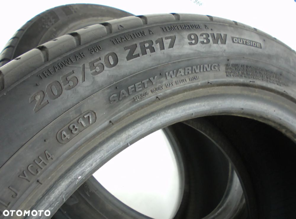205/50R17 93W KUMHO Opony Letnie 1 sztuka - 5