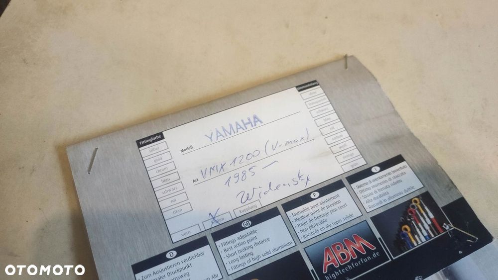 EU PRZEWÓD HAMULCA TYŁ YAMAHA V-MAX 1200 ABM 85- - 3