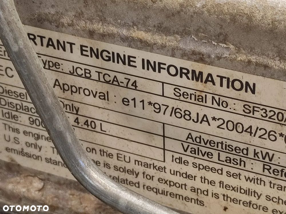 Silnik TCA-74 JCB 530-70 - 12