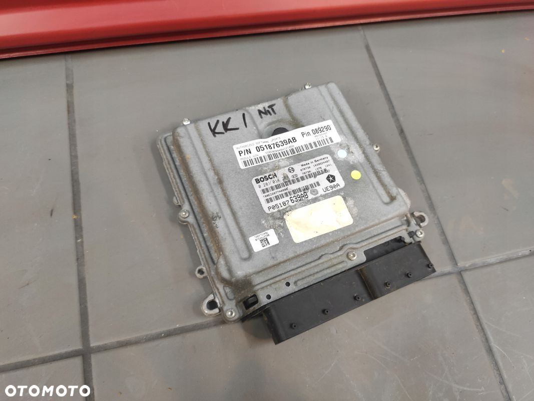 DODGE NITRO 2.8 CRD CHEROKEE KK MODUŁ STEROWNIK KOMPUTER ECU 05187639AB - 2