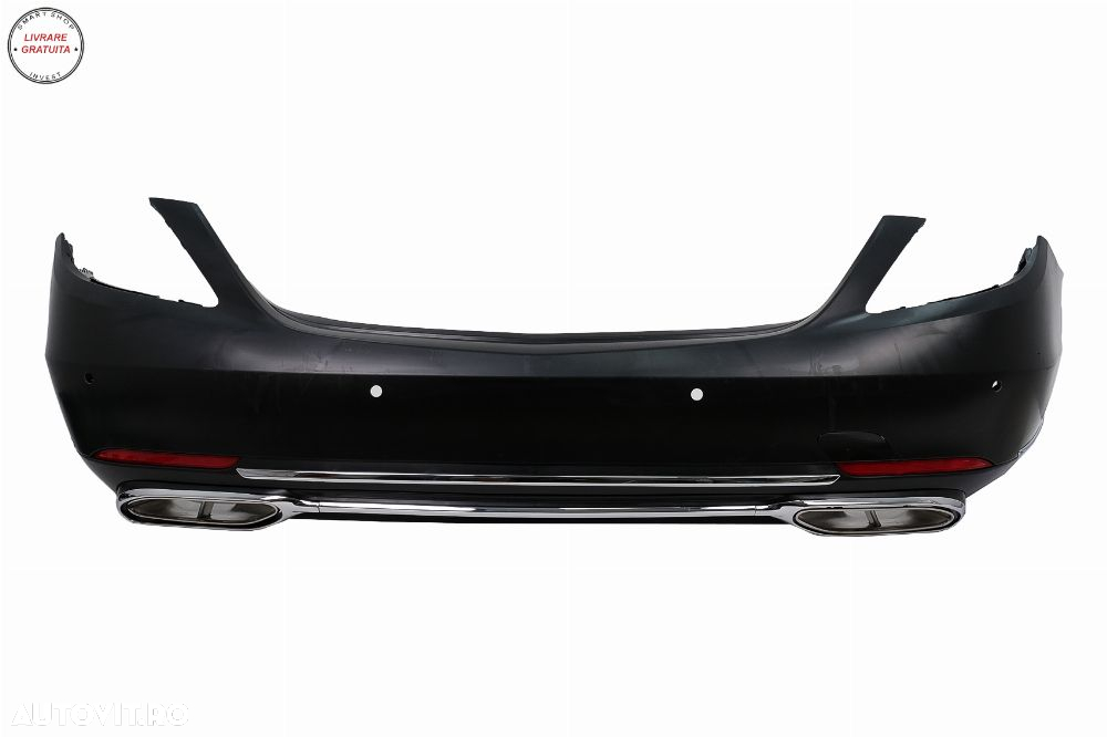 Kit Exterior Complet Mercedes S-Class W221 (2005-2013) Conversie Completa la W222 - livrare gratuita - 9