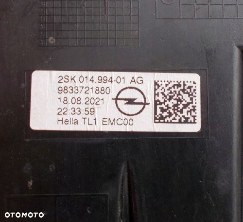 OPEL MOKKA B II 20+ LEWA TYLNA LAMPA ORYGINAŁ - 4