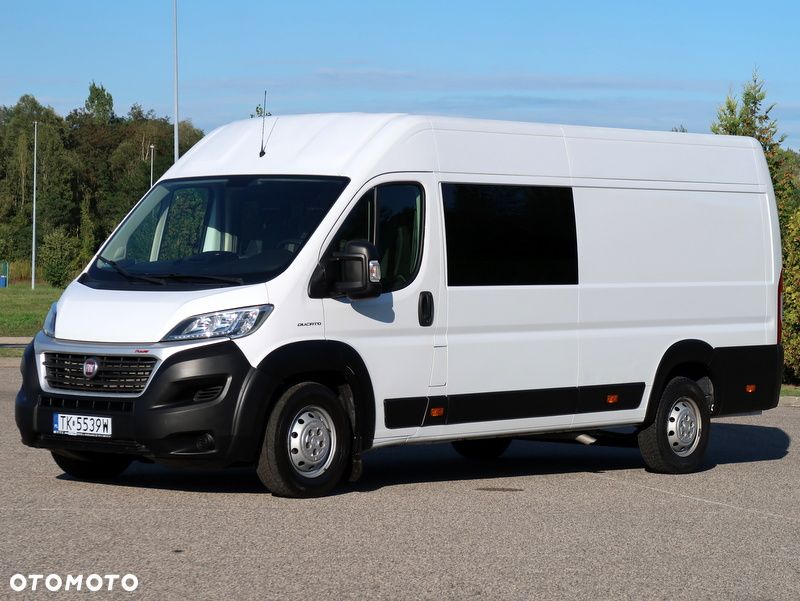 Fiat 2019 Ducato BRYGADÓWKA CARPOL 7 osób MAXI L4H2 180ps, SALON POLSKA , Tylko 112tyś km. Nawigacja, Pompowany fotel, tempomat, klimatronik, ŚLICZNY - 7