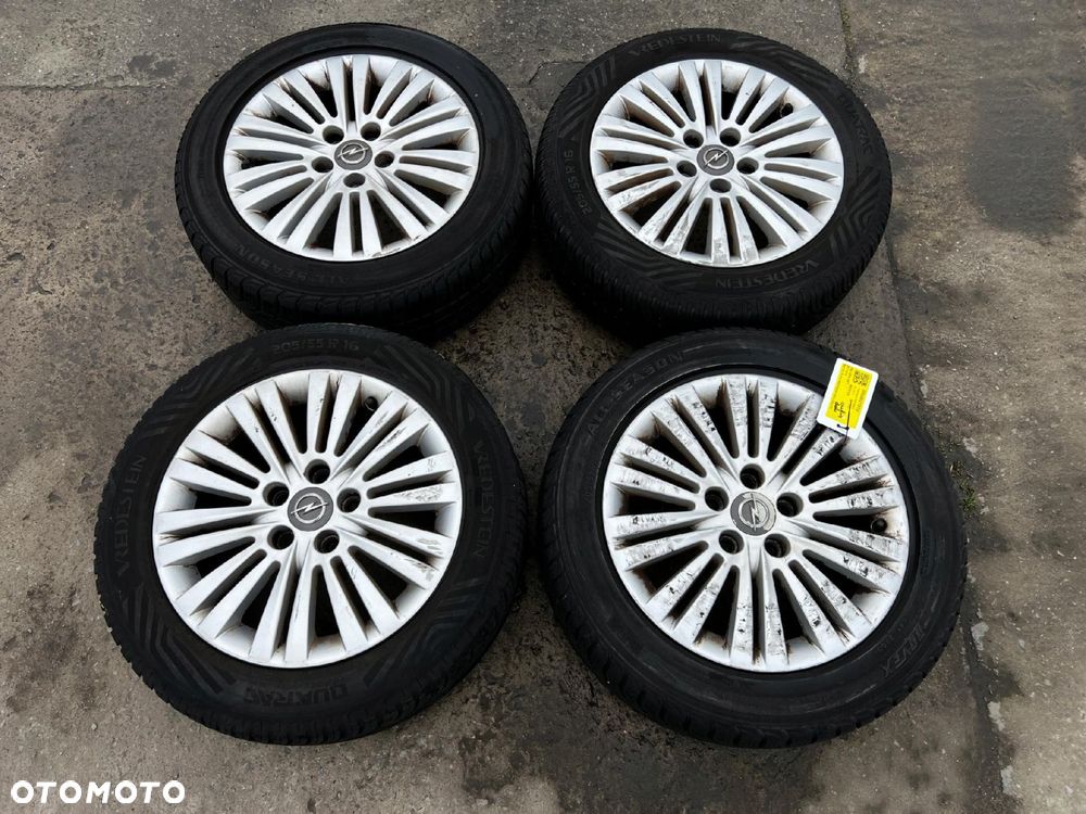 KOŁA FELGI OPONY CAŁOROCZNE OPEL MERIVA A B VECTRA C SIGNUM 205/55 R16 - 1