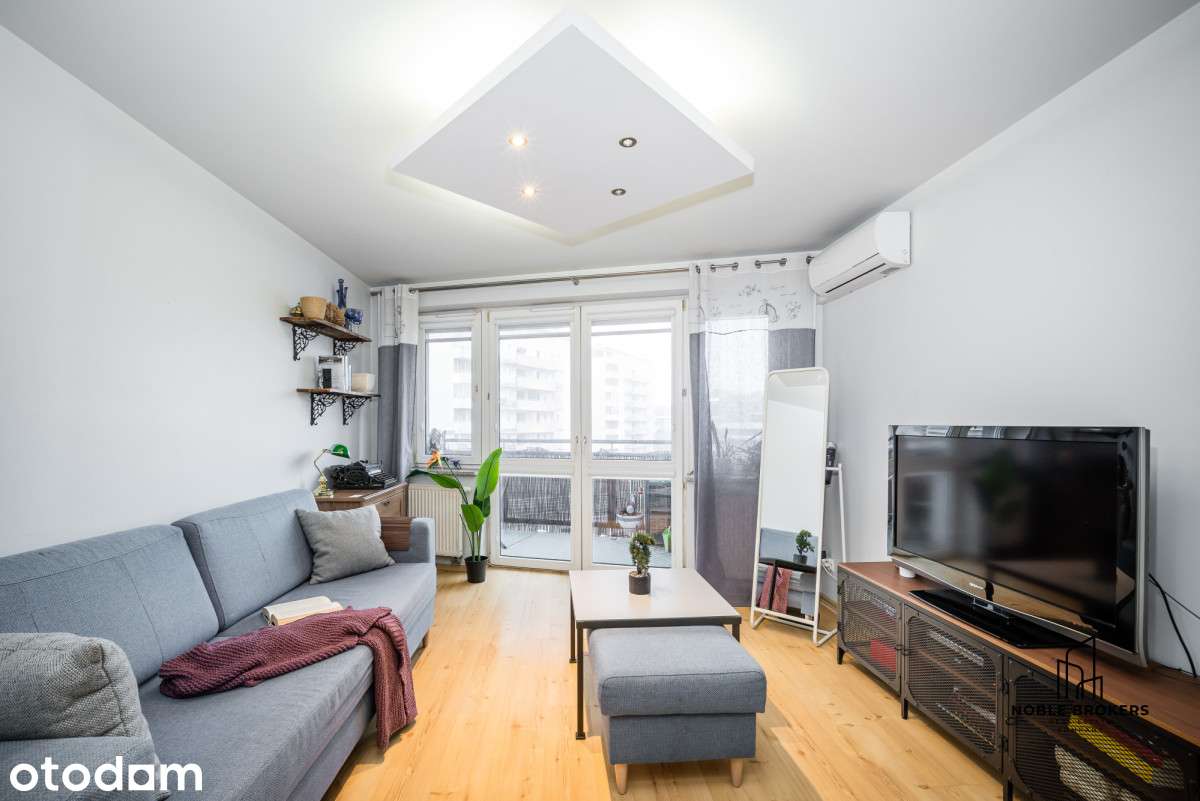 2 Pokoje z aneksem | duży balkon | od południa