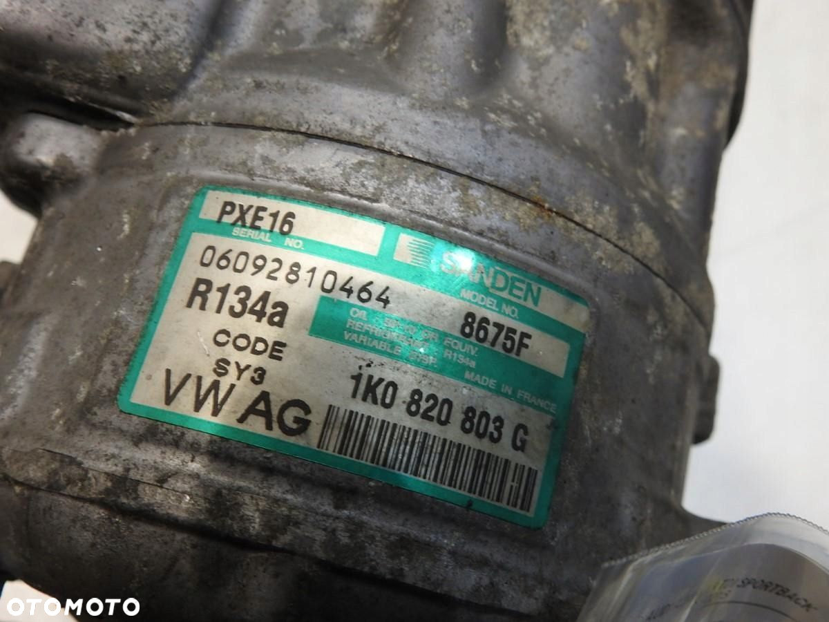 SPRĘŻARKA KLIMATYZACJI AUDI A3 8P 1.9 TDI 1K0820803G PXE16 - 6
