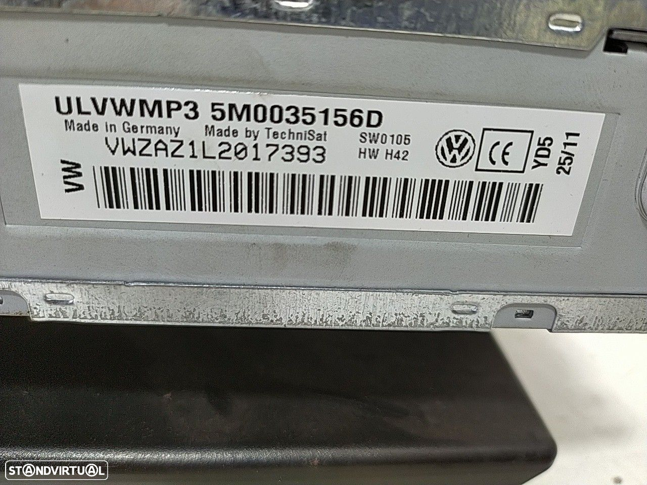 Auto Radio Cd Volkswagen Polo (6R1, 6C1) - 4