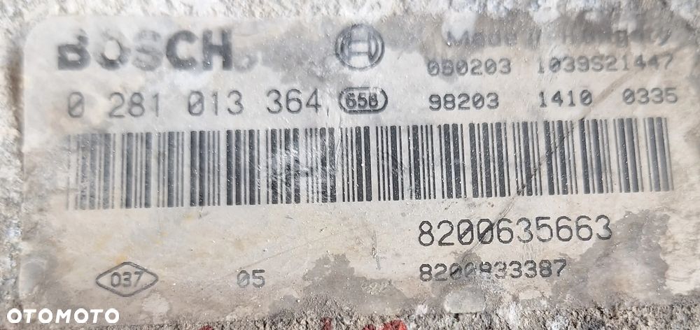 STEROWNIK ,KOMPUTER SILNIKA BOSCH -0281013364 -RENAULT MASTER 2009 ROK - 2