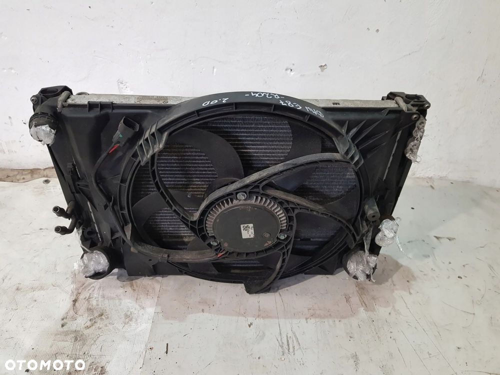 KOMPLET CHŁODNIC WENTYLATOR 7788906 BMW E87 E81 2.0D 05R - 13