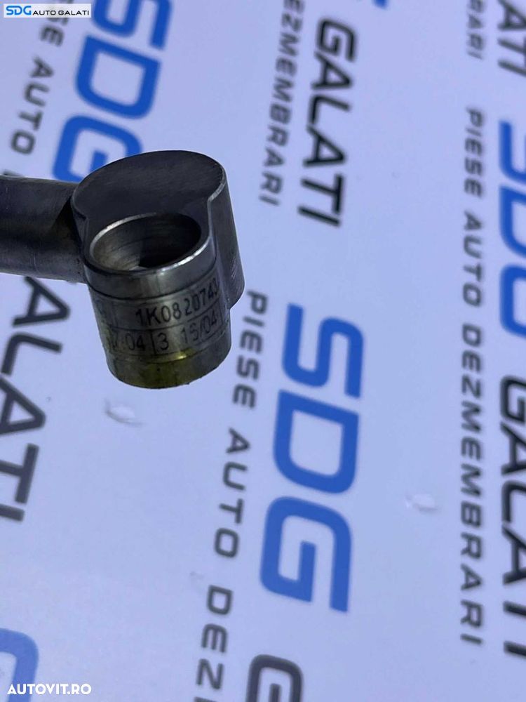 Furtun Conducta Compresor Radiator AC Aer Conditionat Clima Volkswagen Jetta 2.0 TDI BKD AZV 2006 - 2011 Cod 1K0820743AM [D0675] - 4