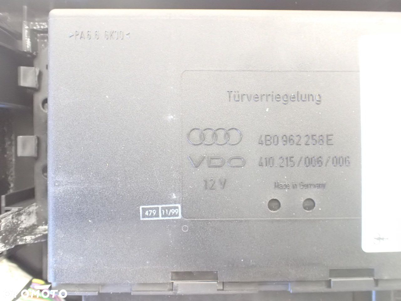 MODUŁ KOMFORTU AUDI A6 C5 2.5 4B0962258E  8D0927613 - 4