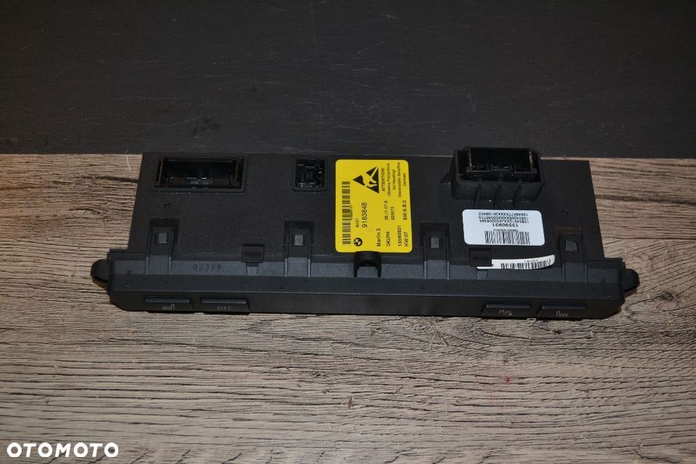 BMW E63 E64 PANEL STEROWANIA DTC PDC PODGRZEWANIA FOTELI 9163848 - 2