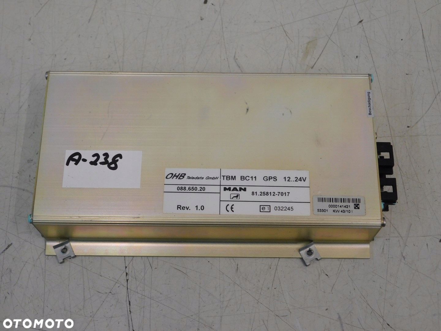 MODUŁ STERUJĄCY GPS MAN TGX TGS TGA 81258127017 E5 - 1