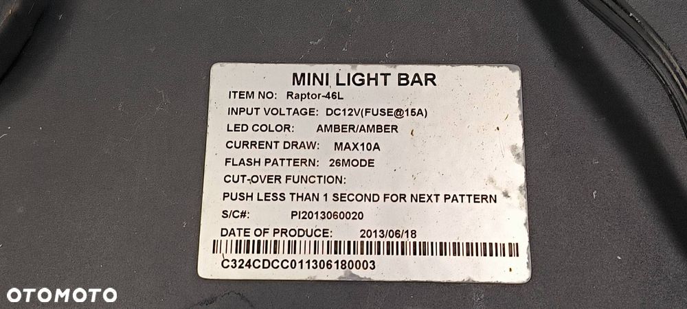 KOGUT SYGNALIZATOR FORD TRANSIT CUSTOM L1H1 - 6