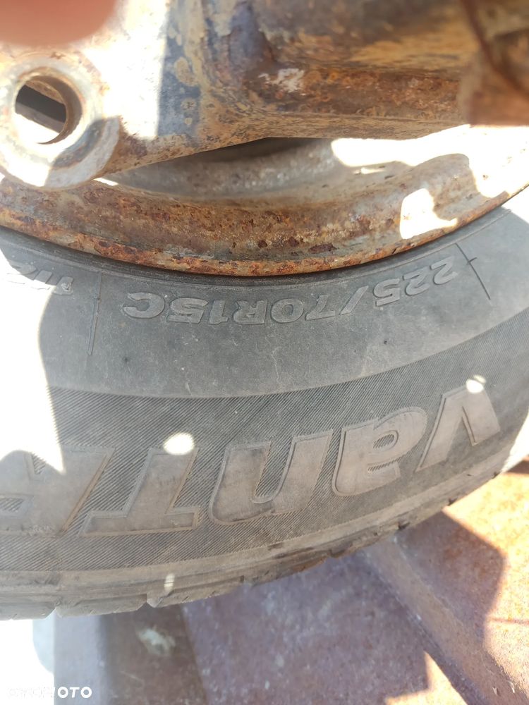 oś z kołami do przyczepki - 4