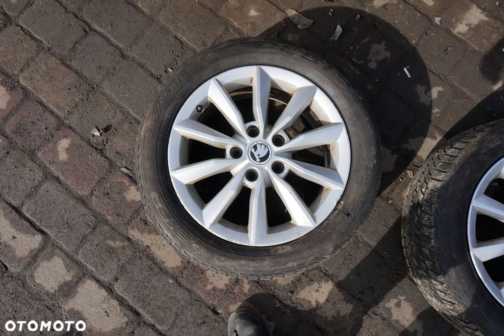 KOŁA FELGI ALUFELGI OCTAVIA III 5E3 16 5X112 ET46 6.5J 5E0601025B  16 5X112 ET46 6.5J SKODA 2012-2016 - 5