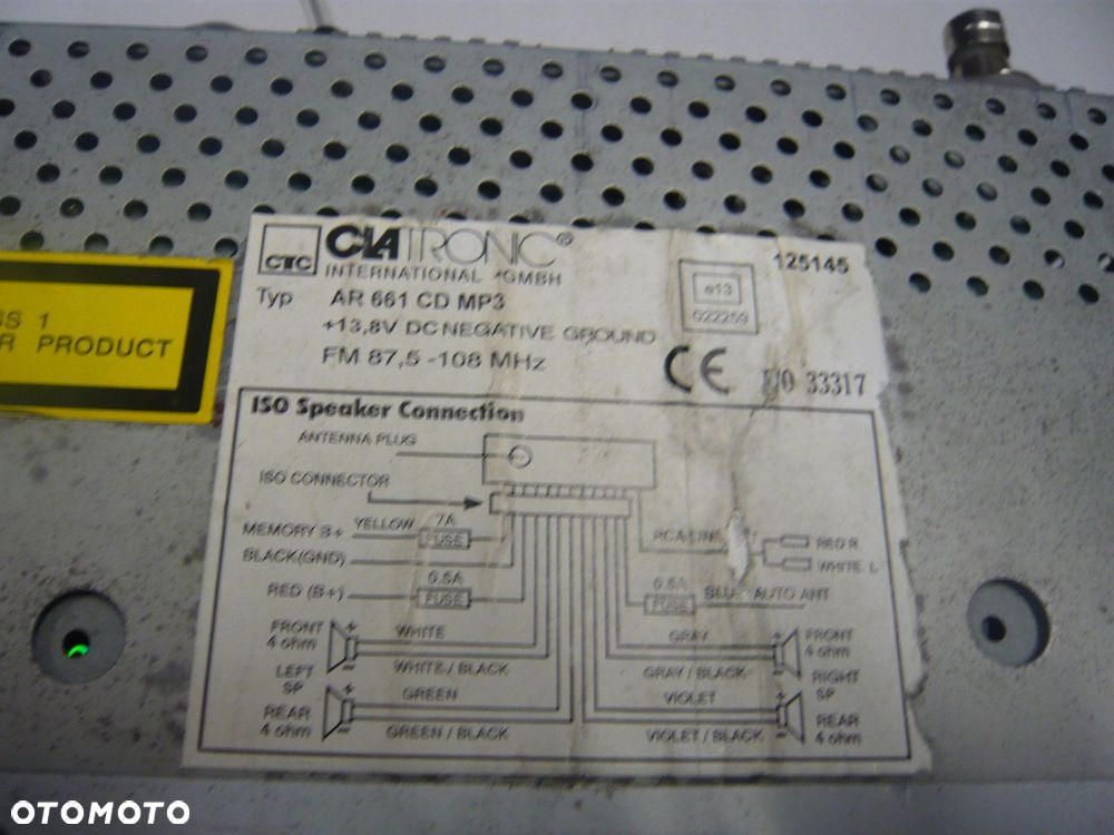 radio cd ar661 cd mp3 clatronic - 2