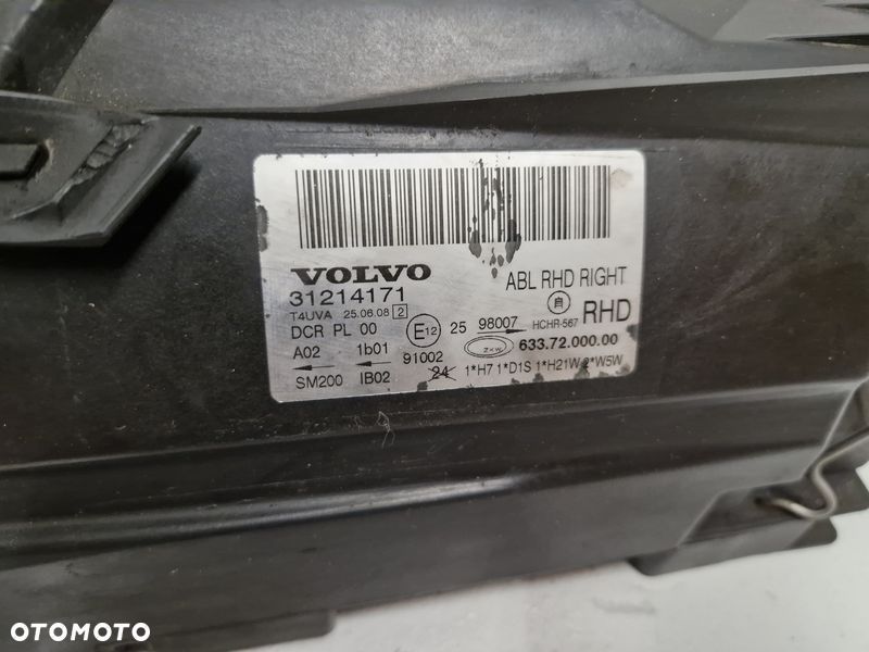 VOLVO S80 II V70 III XC70 2 LAMPA PRAWY PRZÓD PRAWA BI-XENON SKRĘTNY UK 31214171 - 4
