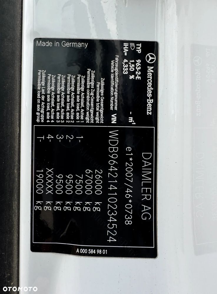 Mercedes-Benz AROCS 2646, 6X4, MEILLER - BORDMATIC, - 32