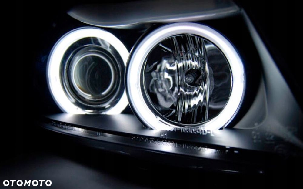 Reflektory Lampy kpl Diody Soczewka Czarne Black Bmw 3 e90 e91 2004-2008 - 4