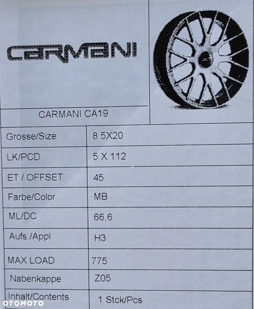 Nowe alufelgi CUPRA 20x5x112 - Ateca, Born, Leon, Terramar, Raval - 9