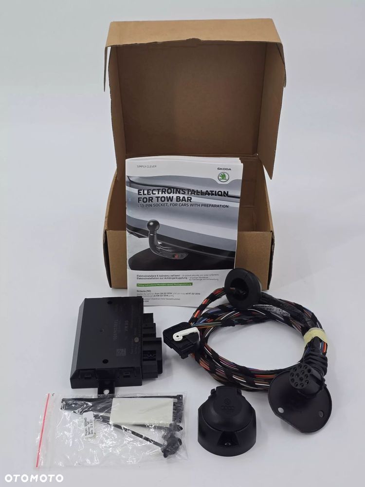 NOWA ORYGINALNA INSTALACJA DO HAKA HOLOWNICZEGO SKODA OCTAVIA III 5E0055204 - 3