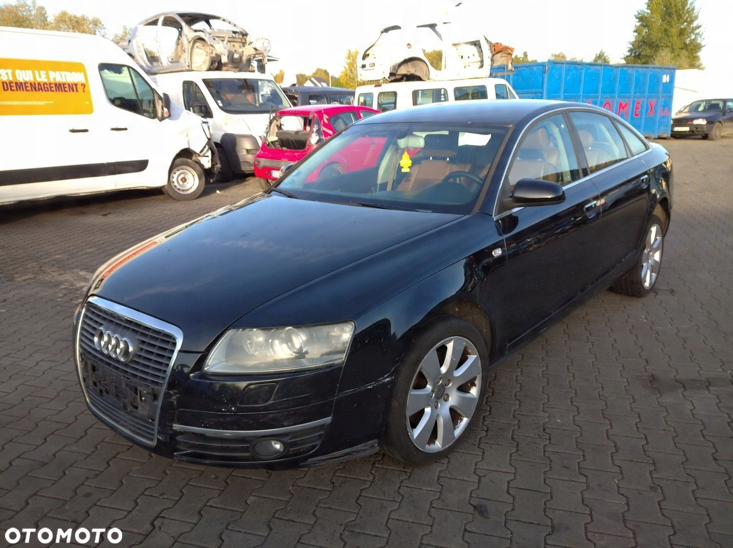 AUDI A6 C6 4F DESKA KONSOLA KOKPIT AIRBAG PODUSZKI ZESTAW PASY NAPINACZE EU - 5